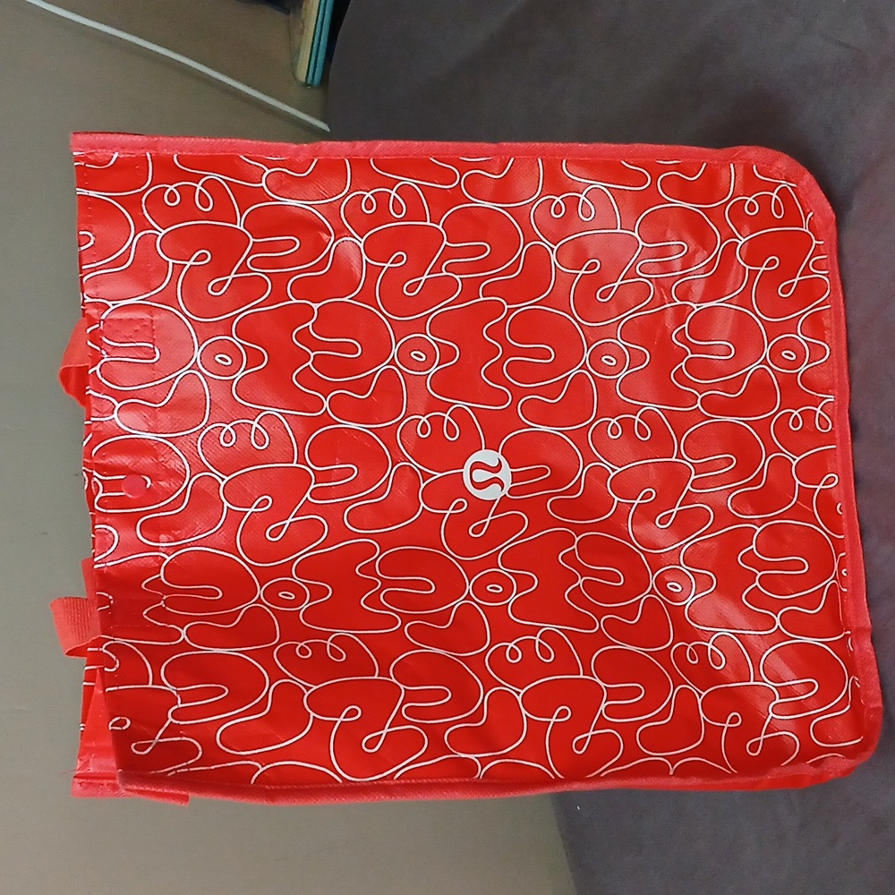 Lululemon Athletica Red Tote Bag